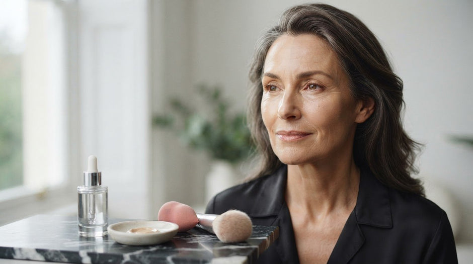 How to Fix Cakey Foundation on Dry, Mature Skin