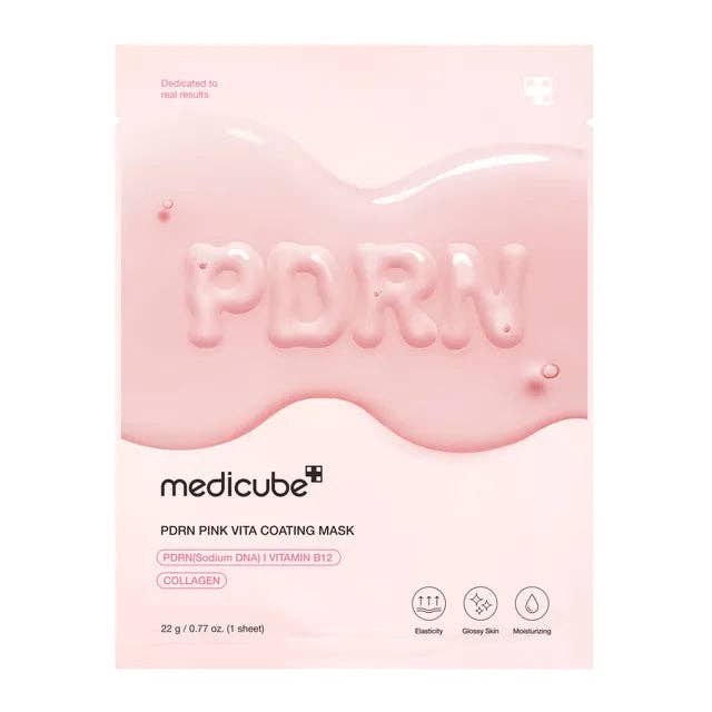 MEDICUBE Salmon DNA PDRN Pink Vita Coating Sheet Mask 1 Sheet