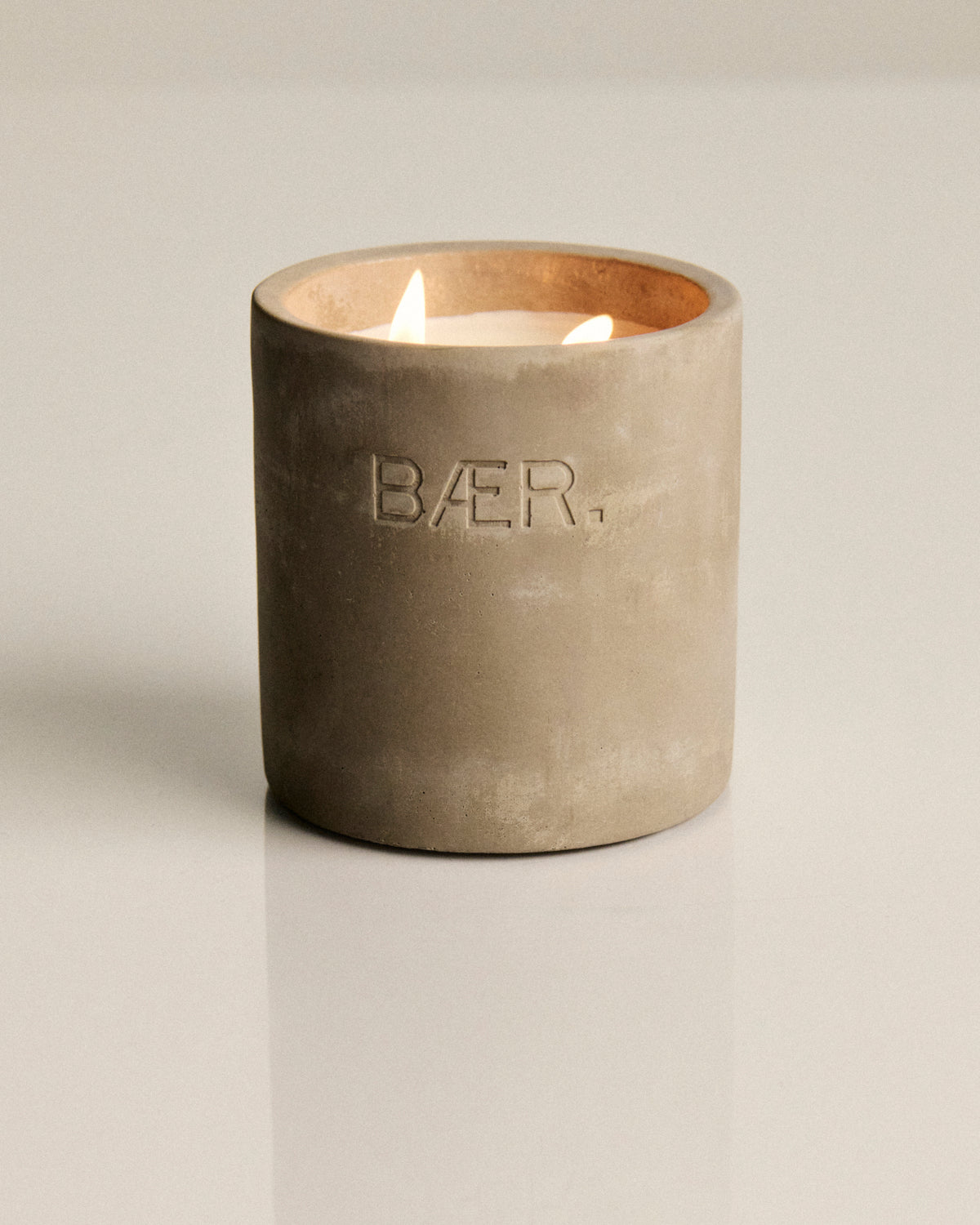 BÆR. Beauty Luxury Concrete Candle 01 BIRCH - 300g