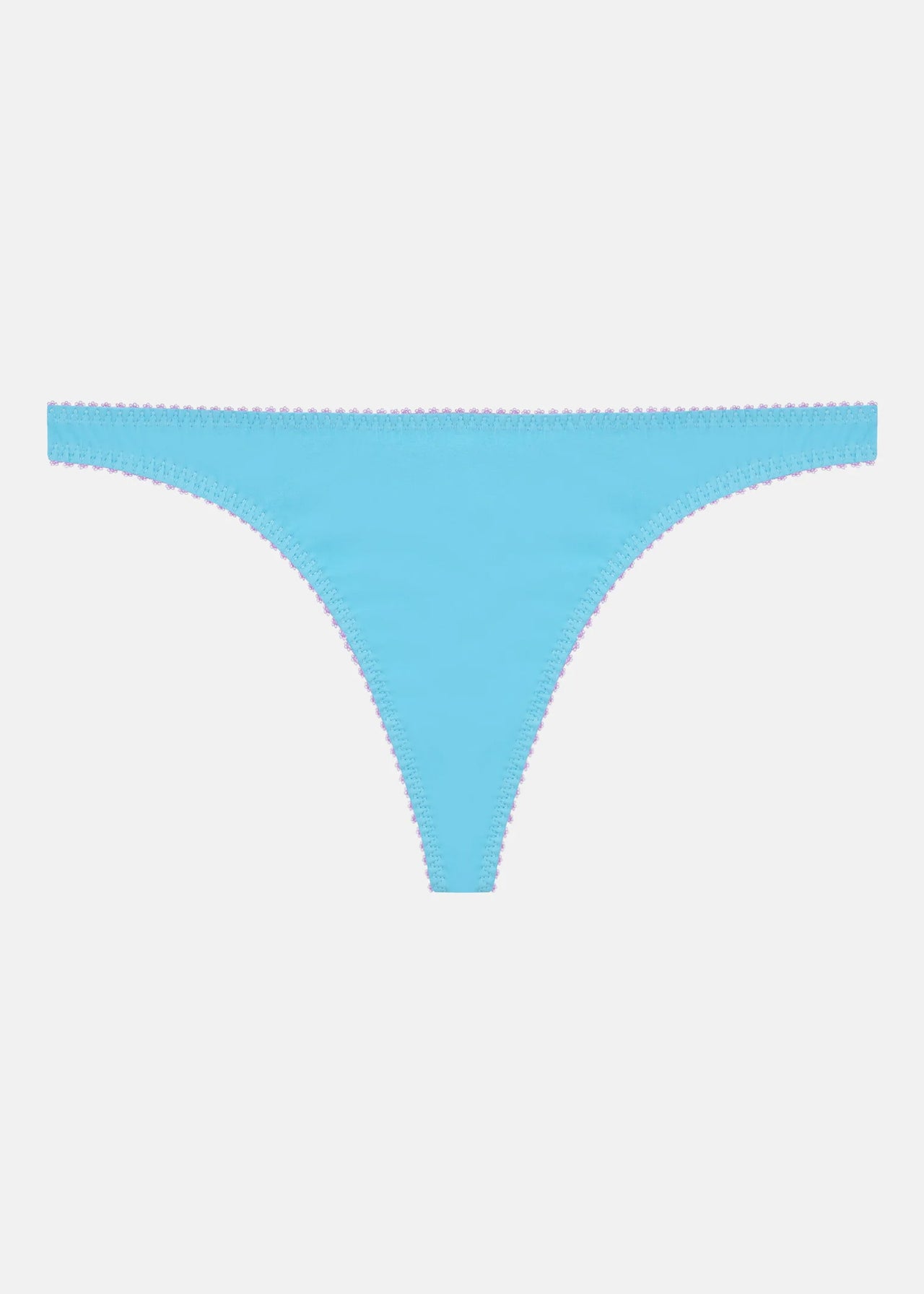 Organic Cotton G-String in Baby Blue