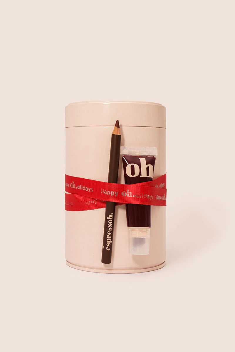 ESPRESSOH Mok’ Cherì Lip Gloss and Lip Liner Oh.olidays Set